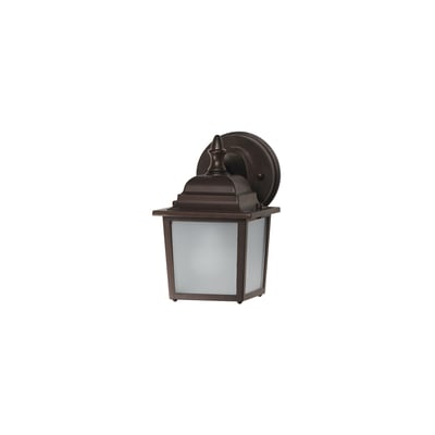 Maxim Lighting Builder Cast LED Outdoor Wall Light in Empire Bronze, durable aluminum design for stylish outdoor illumination.