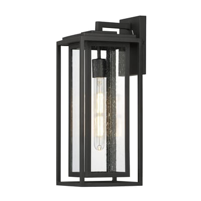 Maxim Lighting Cabana Outdoor Wall Light in Black Aluminum, perfect for enhancing outdoor spaces with stylish illumination.