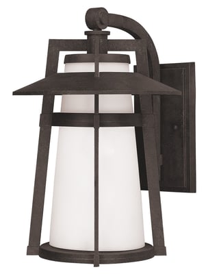 Maxim Lighting Calistoga Outdoor Wall Light in Adobe finish, crafted from durable aluminum for stylish outdoor illumination.