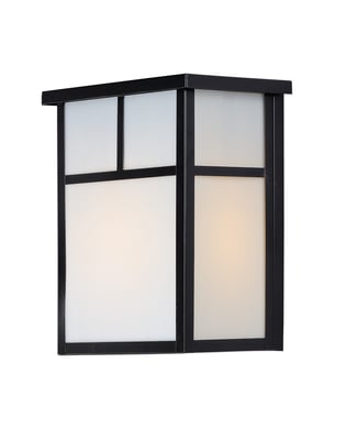 Maxim Lighting Coldwater Outdoor Wall Light in Black Aluminum, perfect for enhancing outdoor spaces with stylish illumination.