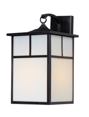 Maxim Lighting Coldwater Outdoor Wall Sconce in Black Aluminum, perfect for enhancing exterior spaces with stylish illumination.