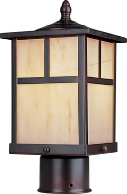 Maxim Lighting Coldwater Outdoor Post Light in Burnished Aluminum, perfect for enhancing outdoor spaces with style.