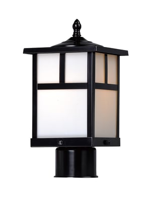 Maxim Lighting Coldwater Outdoor Post Light in Black Aluminum, perfect for enhancing outdoor spaces with style.