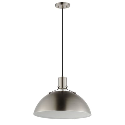 Maxim Lighting Dawn Pendant in Satin Nickel finish, featuring a sleek aluminum design with a modern, minimalist aesthetic.