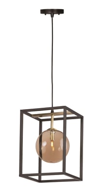 Maxim Lighting Fluid Pendant in black with polished chrome accents, showcasing a sleek, modern design with a fluid, wavy structure.