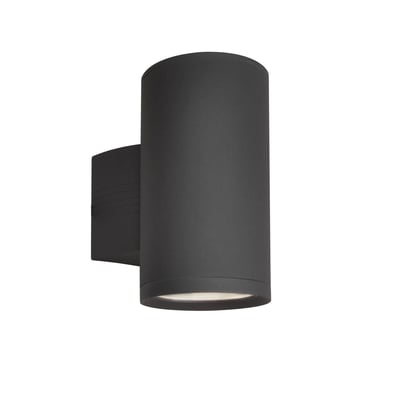Maxim Lighting Lightray Glass Stripe Outdoor Wall Light in Architectural Bronze finish, featuring a sleek aluminum design with glass stripe accents.