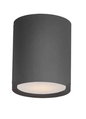 Maxim Lighting Lightray LED 1-Light Flush Mount in Architectural Bronze finish, featuring a sleek Aluminum design for modern outdoor illumination.