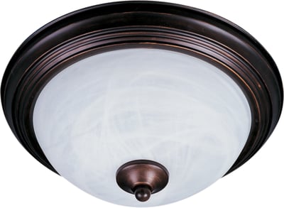 Maxim Lighting Outdoor Essentials Outdoor Ceiling Mount in Oil Rubbed Bronze finish, featuring a durable Steel frame and a sleek, modern design.