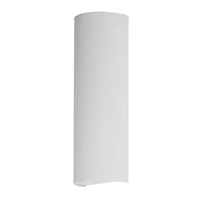 Maxim Lighting Prime LED Tall Wall Sconce with a sleek Steel frame and White Linen finish, featuring an Acrylic diffuser for soft illumination.