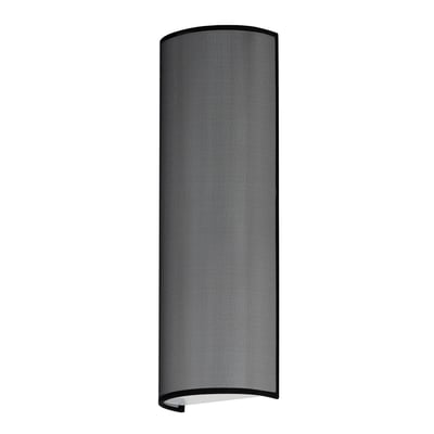Maxim Lighting Prime Tall 120-277 Wall Sconce with a sleek Steel frame, Black Organza finish, and Acrylic diffuser, mounted on a wall.
