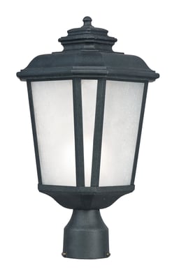 Maxim Lighting Radcliffe Outdoor Hanging Wall Light in Black Oxide finish, made of Aluminum, featuring a classic lantern design with clear glass panels.