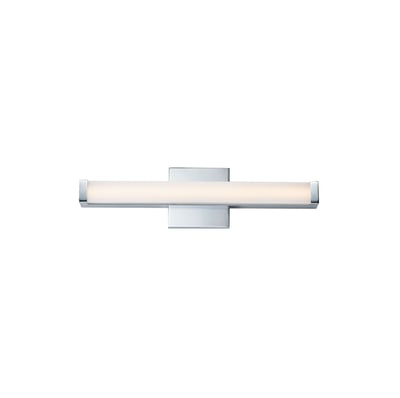 Maxim Lighting Spec Bathroom Vanity Light in Polished Chrome finish with Aluminum and Acrylic materials, featuring a sleek, modern design.