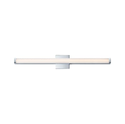 Maxim Lighting Spec Bathroom Vanity Light in Polished Chrome finish with Aluminum and Acrylic materials, featuring a sleek, modern design.