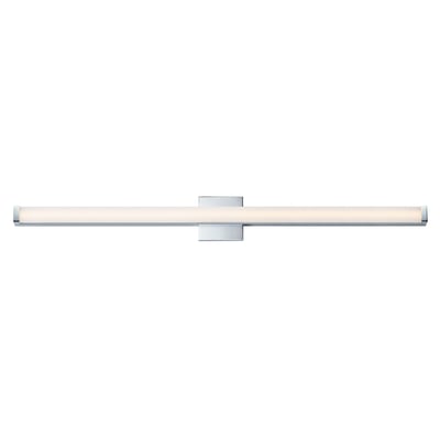 Maxim Lighting Spec Bathroom Vanity Light in Polished Chrome finish with Aluminum and Acrylic materials, featuring a sleek, modern design.