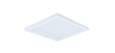 Maxim Lighting Wafer SQ LED Surface Mount 3000K in a sleek white finish, showcasing a modern square design suitable for minimalist interiors.