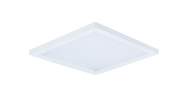Maxim Lighting Wafer SQ LED Surface Mount 3000K in White finish, featuring a sleek, square design with energy-efficient illumination.