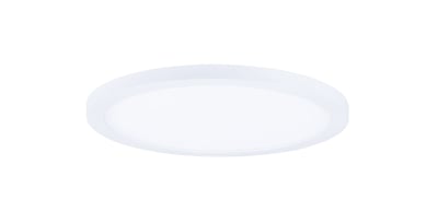 Maxim Lighting Wafer RD LED Surface Mount in 4000K with a sleek, round design, white finish, and aluminum material, perfect for modern interiors.