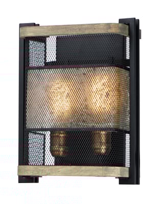 Maxim Lighting Boundry Wall Light with a sleek black finish, featuring a modern rectangular design and clear glass panels for outdoor illumination.