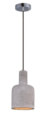 Maxim Lighting Crete 7.5" Pendant with a sleek, modern design, featuring a smooth finish and minimalist style, ideal for contemporary interiors.