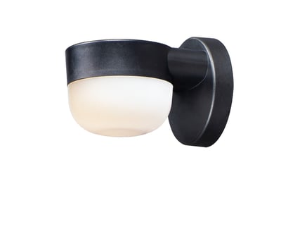 Maxim Lighting Michelle Outdoor Wall Sconce with a sleek metal finish, featuring a clear glass shade and elegant design