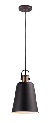 Maxim Lighting Sedona Pendant with a bronze finish, featuring a clear glass shade and an elegant, modern design.
