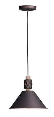 Maxim Lighting Tucson Pendant with a sleek bronze finish, featuring a modern design and elegant glass shade, hanging in a stylish interior setting.