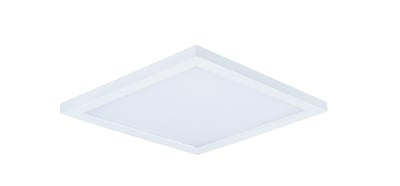 Maxim Lighting Wafer 9" SQ LED Surface Mount in a sleek white finish, showcasing a minimalist square design suitable for modern interiors.