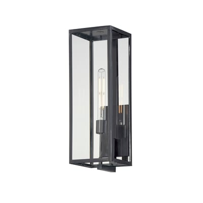 Maxim Lighting Catalina Outdoor Uplight Wall Sconce in Dark Bronze, featuring durable aluminum and glass for stylish outdoor illumination.