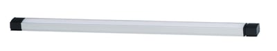 Maxim Lighting CounterMax Slim Stick Under Cabinet Light in Brushed Aluminum, sleek aluminum design for modern kitchens.