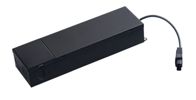 Image of Maxim Lighting's CounterMax Slim Stick 96W Hardwire Driver with a sleek, modern design, suitable for under-cabinet lighting installations.