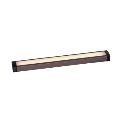 Maxim Lighting CounterMax Slim Stick Tunable White Under Cabinet Light in Bronze, made of durable aluminum for stylish illumination.