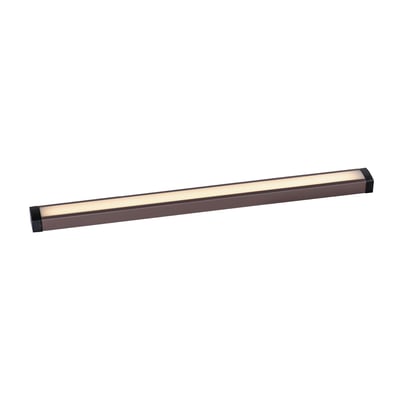 Maxim Lighting CounterMax Slim Stick Tunable White Under Cabinet Light in Bronze, made of durable aluminum for stylish illumination.