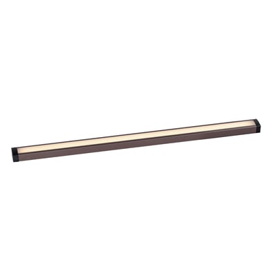 Maxim Lighting CounterMax Slim Stick Tunable White Under Cabinet Light in Bronze, made of durable aluminum for modern spaces.