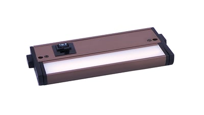 Maxim Lighting CounterMax Tunable White Under Cabinet Light in Bronze Aluminum, perfect for enhancing kitchen ambiance.