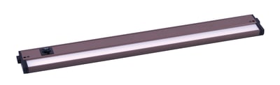 Maxim Lighting CounterMax Tunable White Under Cabinet Light in Bronze, featuring durable aluminum construction for stylish illumination.