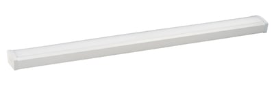 Maxim Lighting LED Wrap Long Flush Mount Ceiling Light with a sleek white finish, featuring a durable acrylic and steel construction.