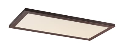Maxim Lighting Sky Panel Ceiling Light Fixture with a sleek aluminum frame and acrylic panels, featuring a modern design in a bronze finish.