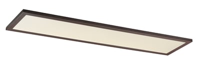 Maxim Lighting Sky Panel Ceiling Light Fixture with a sleek aluminum frame and acrylic panels, featuring a modern design in a bronze finish.