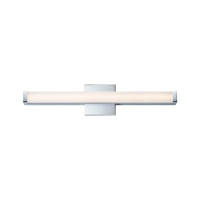 Maxim Lighting Spec Color Select Bathroom Vanity Light in Polished Chrome finish, featuring sleek Aluminum design with adjustable color temperature settings.