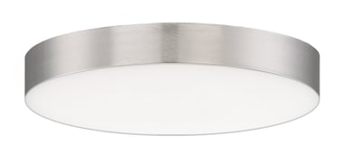 Maxim Lighting Trim Round 120V Ceiling Light in Satin Nickel finish, featuring a sleek polycarbonate and steel design for modern interiors.