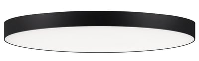 Maxim Lighting Trim Round 120V Ceiling Light in Black finish, featuring a sleek polycarbonate and steel design for modern interiors.