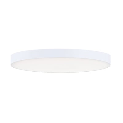 Maxim Lighting Trim Flush Mount Ceiling Light with a white polycarbonate and steel finish, providing a sleek and modern ceiling illumination solution.