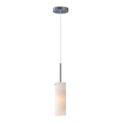 Maxim Lighting Blizzard Pendant in Polished Chrome, featuring a sleek steel and glass design for modern elegance.
