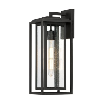 Maxim Lighting Cabana VX Outdoor Sconce in Black, made of durable EPMM, perfect for enhancing outdoor spaces.