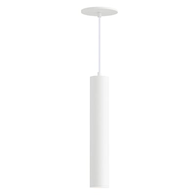 Maxim Lighting Calibro Outdoor Pendant in White, featuring durable aluminum and glass for stylish outdoor illumination.