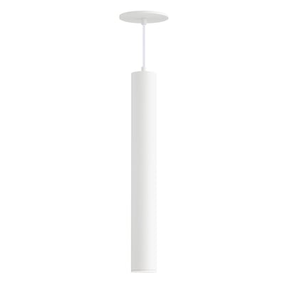 Maxim Lighting Calibro Outdoor Pendant in White, featuring durable aluminum and glass for stylish outdoor illumination.