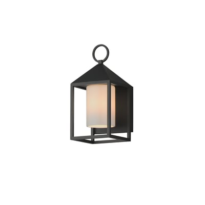 Maxim Lighting Aldous Outdoor Wall Sconce in Black, featuring durable aluminum and glass for stylish outdoor illumination.