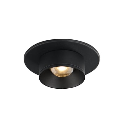 Maxim Lighting Caldera Flush Mount in Black, featuring durable aluminum and glass for modern home decor.