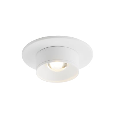Maxim Lighting Caldera Flush Mount in White, featuring durable aluminum and glass for a modern lighting solution.