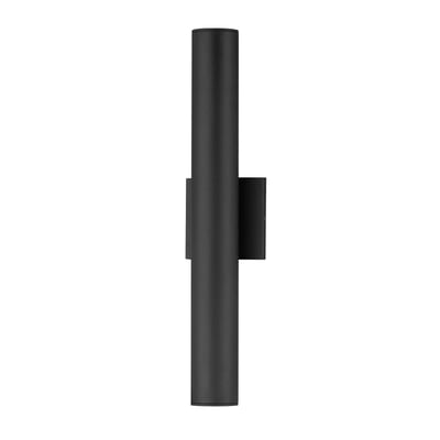 Maxim Lighting Calibro Outdoor Wall Sconce in Black, featuring durable aluminum and glass for stylish outdoor illumination.